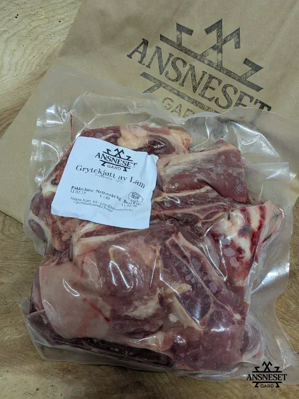 Grytekjøtt Lam