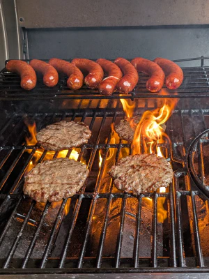Biff Burger – cooked
